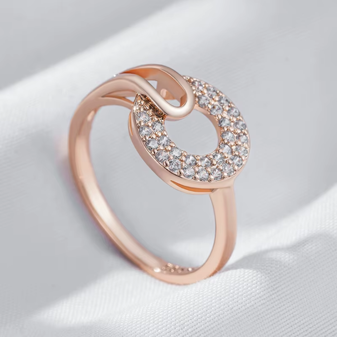 Bague Lune en Or Rose