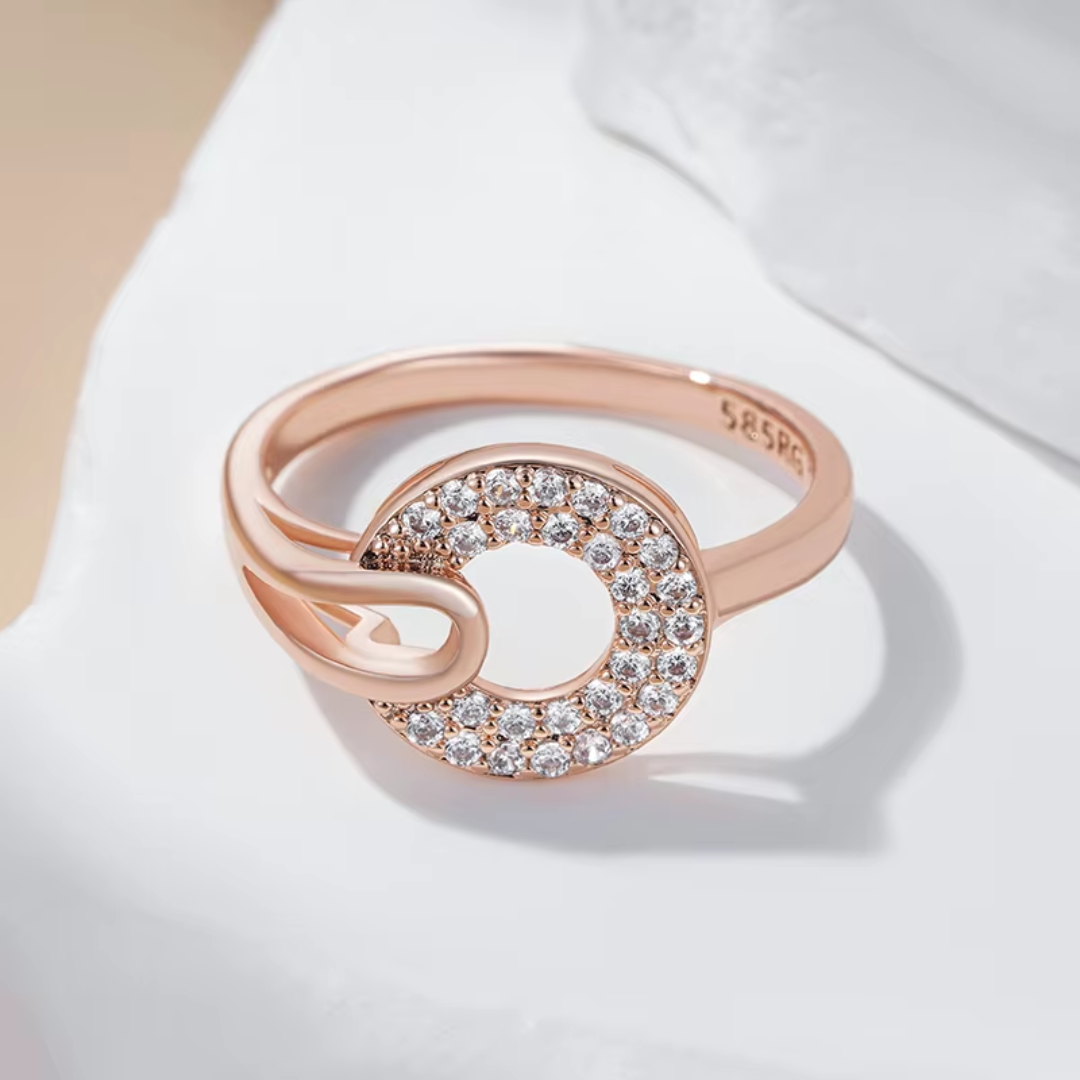 Bague Lune en Or Rose