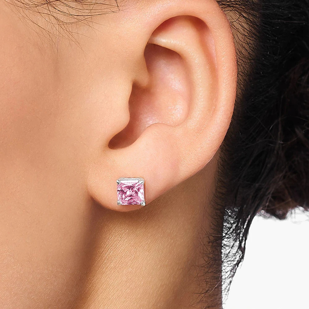 Parure en Argent avec Cristaux Rose Quartz